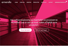 Tablet Screenshot of emendis.nl